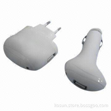 Mobile Phone Charger for Travel and Car Use
